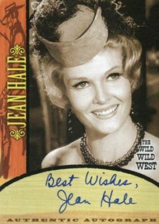 Wild Wild West Season 1 Jean Hale Autograph Card A4