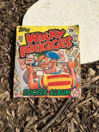 1982 Topps Wacky Packages Sticker Album Book.  - Completed All Stickers
