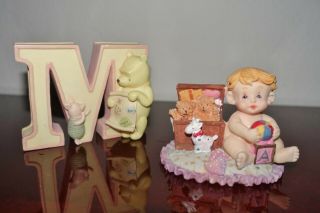 Winnie The Pooh Disney Alphabet Letter " M " For Baby (and Gift)
