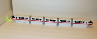 Disney Monorail Train Set 5 Cars Red Stripe Parts & Repair 12700052 Lights Sound