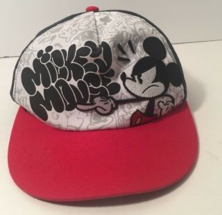 Vintage 1928 Disney Mickey Mouse Graphic Baseball Cap Adult Size