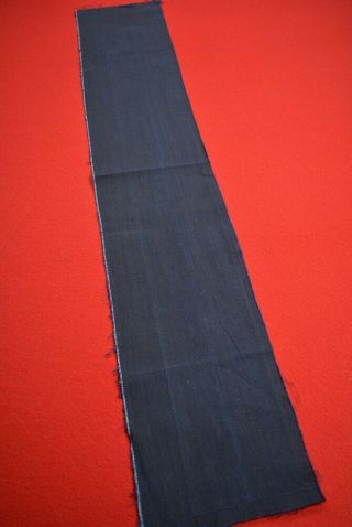 Vx27/50 Vintage Japanese Fabric Cotton Antique Boro Patch Indigo Blue 39.  8 "