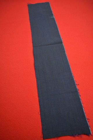 VX27/50 Vintage Japanese Fabric Cotton Antique Boro Patch Indigo Blue 39.  8 