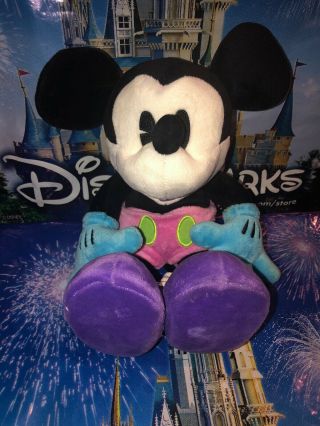 Walt Disney Mickey Mouse Poseable Plush Toy Colorful
