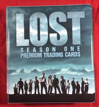 Inkworks Lost Season 1 Trading Card Binder Collectors Album Looseleaf