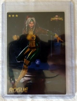Rogue Marvel Contest Of Champions Dave & Busters Foil Card 57/75 Rare