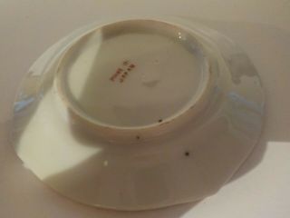 VINTAGE JAPAN MINIATURE DRAGONWARE MORIAGE CUP & SAUCER WITH BIRD ON THE HANDLE 3