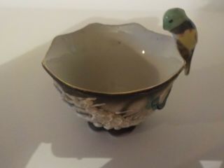 VINTAGE JAPAN MINIATURE DRAGONWARE MORIAGE CUP & SAUCER WITH BIRD ON THE HANDLE 4
