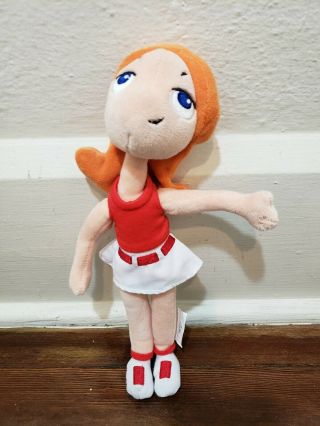 Disney Store Candace Phineas & Ferb 11 " Stuffed Plush Doll Rare Htf Sister