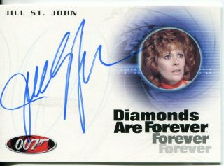 James Bond 50th Anniversary Autograph A145 Jill St.  John