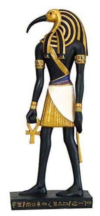 Ancient Egyptian Hieroglyph Inspired Egyptian Thoth Collectible Figurine 10 " Tal