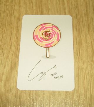 Twice 3rd Mini Album Coaster LANE1 TT Base Chaeyoung Photo Card Official 2