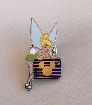 Vintage Disney Pin 1983 Disney Channel Tinker Bell Pin Walt Peter Pan Disneyana