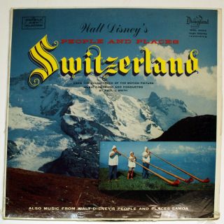Disney Switzerland/samsa Soundtrack Lp - Disneyland Mono - 1960s - Krfx