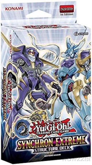 Yugioh Card Game Synchron Extreme English 1st Edition Structure Deck - 44 Cards