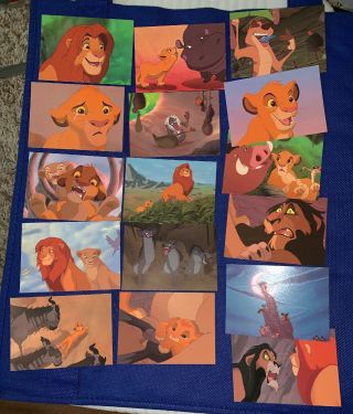 Lion King Skybox Amc Theaters Coke Coca - Cola Set Of 16 Cards