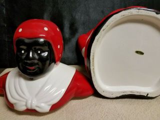 Vintage Black Americana Mammy Aunt Jemima Ceramic Large Cookie Jar 12 