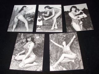 Bettie Page In Jungle Land Complete Chase Card Set