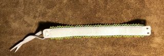 Fancy Native American Lakota Sioux Lazy Stitched Beaded Wrist Band 2