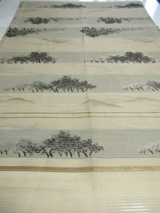 Mountain and Trees Japan Kimono Silk Fabric 40 