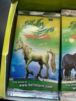 Bella Sara Baby Bella Trading Cards - 1 X Packet Of 7 Cards Horses Motivational
