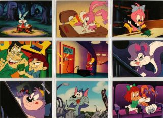 Tiny Toon Adventures Full 50 Card Base Set & 10 Stand - Up Cards From Cardz 1994