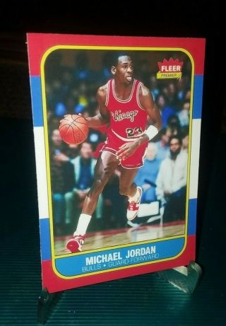 Chicago Bulls Michael Jordan 1986 Rc Style Custom Art Card Aceo
