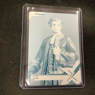 Stanley Weber 2019 Cryptozoic Outlander Czx Cyan Printing Plate 1/1 Str Pwr Phx