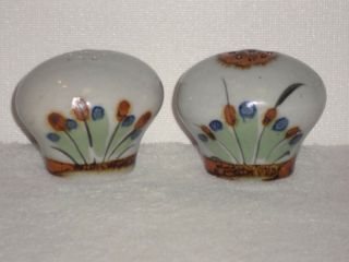 Ken Edwards KE Mexican Pottery S&P Salt and Pepper Shakers Bird and Cactus 2