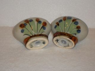 Ken Edwards KE Mexican Pottery S&P Salt and Pepper Shakers Bird and Cactus 3