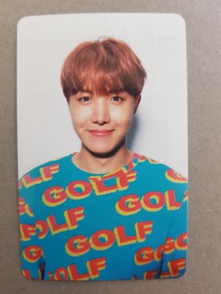 Bts J - Hope 4 Authentic Official Photocard Love Yourself 承 Her 5th Album Dna 제이홉