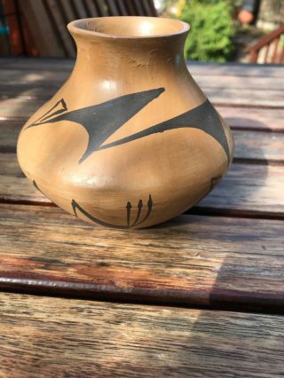 Early Casa Grande Pottery Pot Vase Casagrandes No Cracks 3.  75 " T X 4.  5 " W