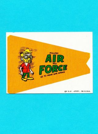 1967 Topps Comic Pennants - Air Force
