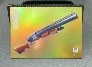 2019 Panini Fortnite Series 1 Holo Foil 106 Pump Shotgun Uncommon Weapon