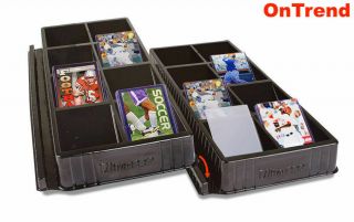 Ultra Pro One Touch Toploader Sorting Dealer Storage Tray 8 Slots Compartments