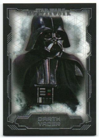 2016 Star Wars Masterwork 58 Darth Vader Short Print Sp