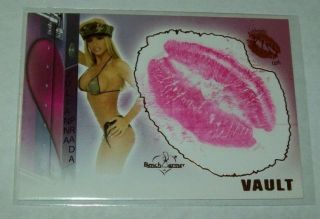 2012 Vault Julianna Prada Kiss Bench Warmer Card