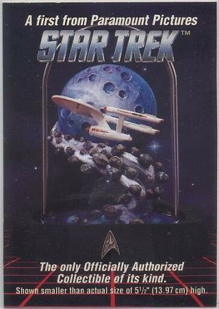 Star Trek Voyager Season 1 Series 2 Franklin Art Order Merchandise Insert
