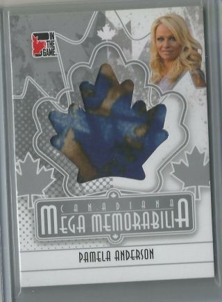 2011 In The Game Canadiana Mega Memorabilia Pamela Anderson Swatch /90