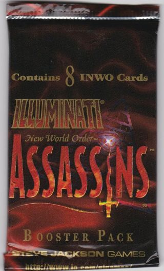 Illuminati World Order Assassins Cards 8 Cards Per Pack