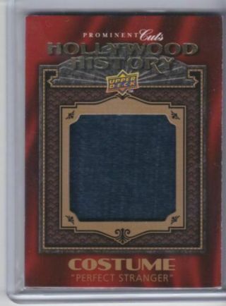 09 Upper Deck Prominent Cuts Halle Berry Worn Sweater Relic Card Perfect Strange