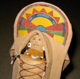 American Girl Kaya Doll Vintage / Antique Native American Indian Doll Primitive