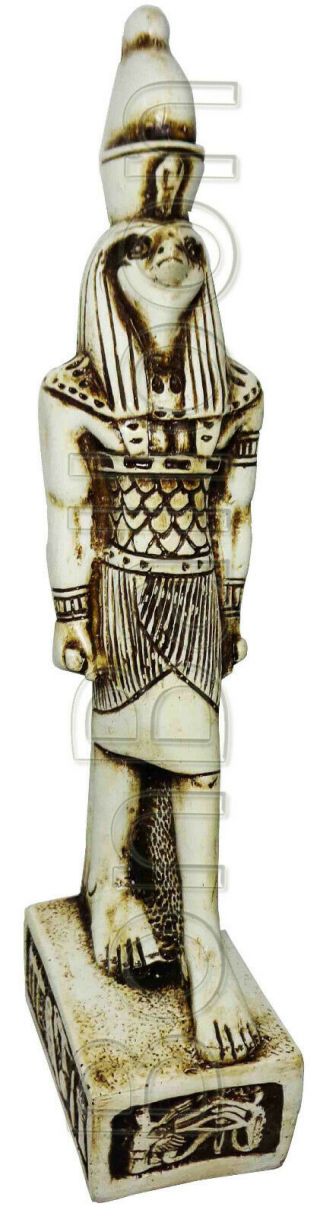 Egyptian King Horus Pharaoh Figurine Statue Ancient Goddess 9 " Sculpture 201