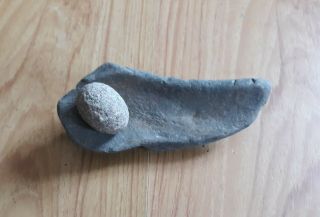 Susquehannock Indian Canoe Shaped Mortar Bowl/nutting Stone/ Relic Pennsylvania