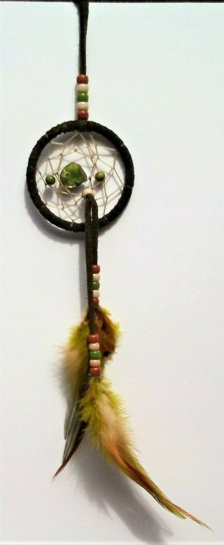 Authentic Native American Dream Catcher Limited Edition - Katonna - Olive Green