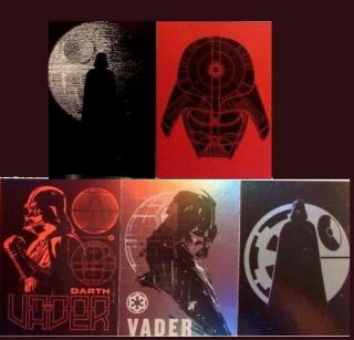 2017 Topps Star Wars Rogue One Series 2 Darth Vader Continuity Set 11 - 15 5 Cards