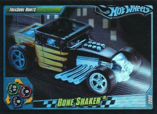 2010 Enterplay Hot Wheels Single Foil Card F11 Bone Shaker