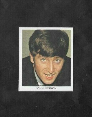 Fleetway 1965 (pop Music) Type Card " John Lennon - Lulu 