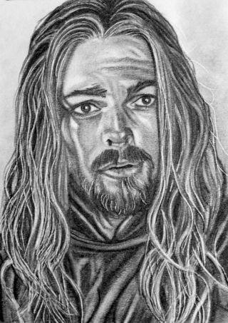 Aceo Sketch Card Lord Of The Rings Karl Urban Eomer