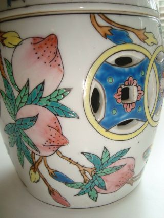Vintage Chinese Porcelain Garden Stool Canister/Jar 5